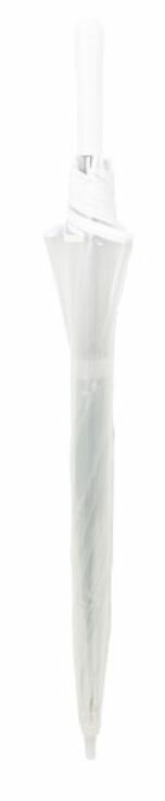 bruiloft transparante paraplu met wit randje