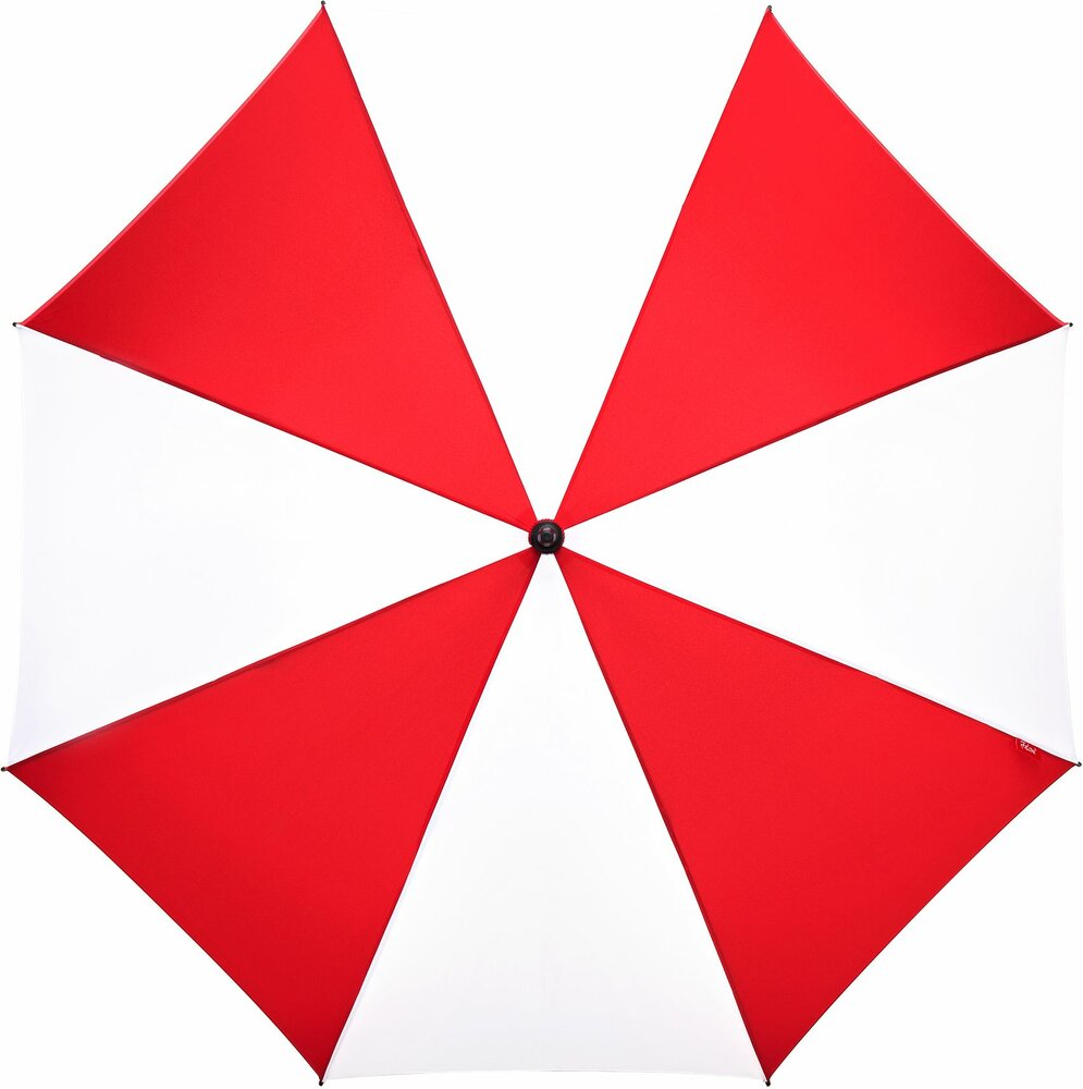 tweekleurige paraplu rood-wit