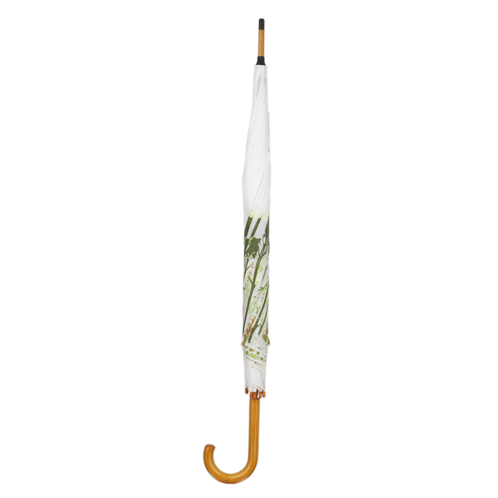 grote paraplu met kruidenprints