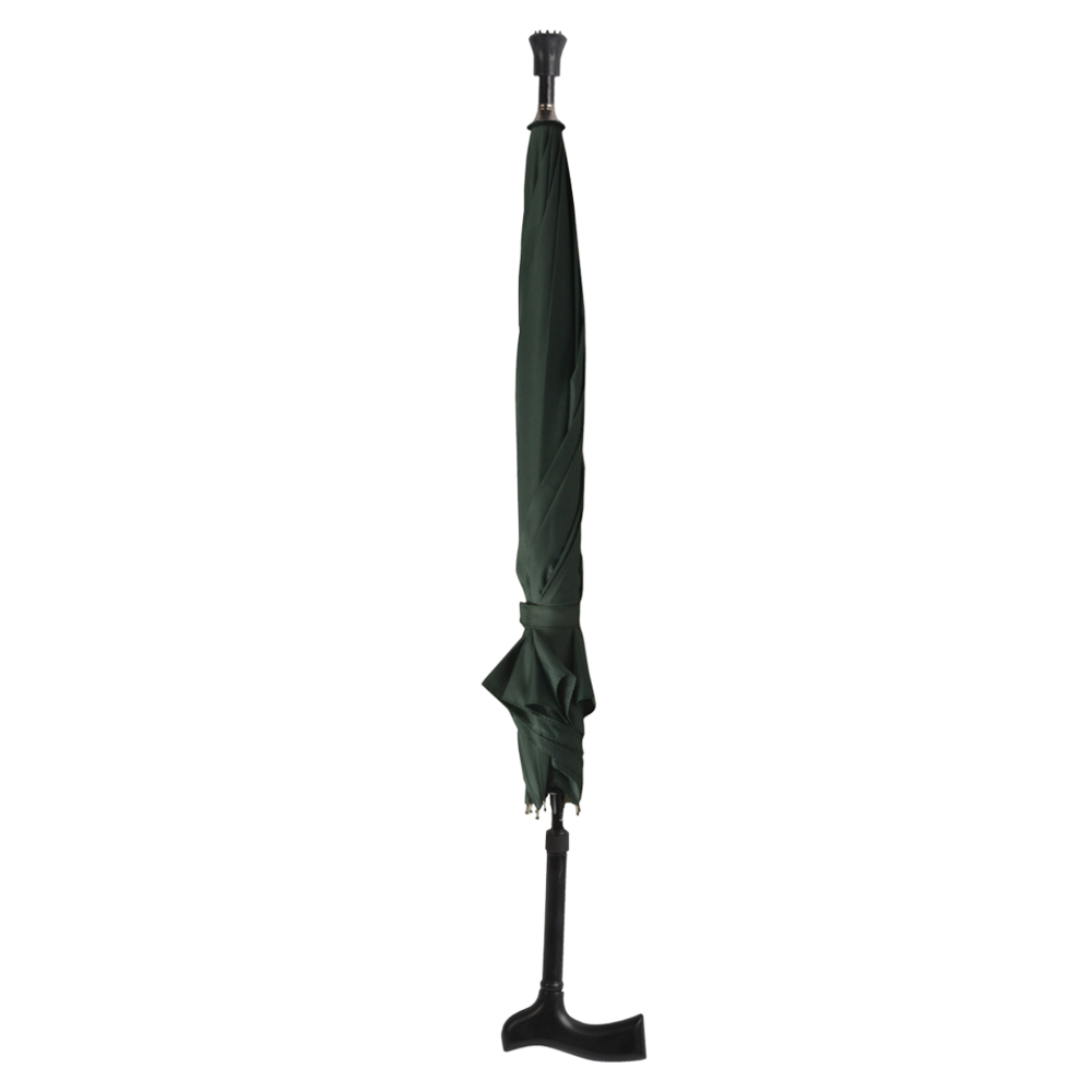 Wandelstok paraplu groen