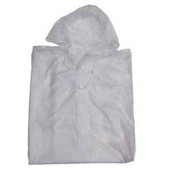 Transparante regenponcho