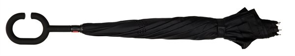Ondersteboven paraplu zwart