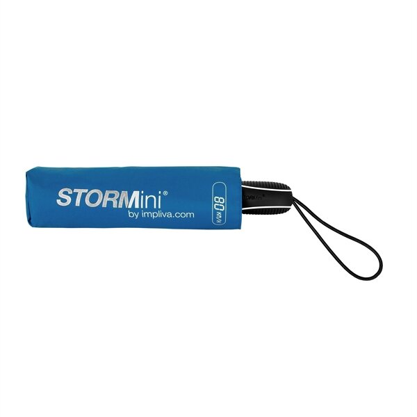 Stormini aerodynamische opvouwbare stormparaplu - blauw