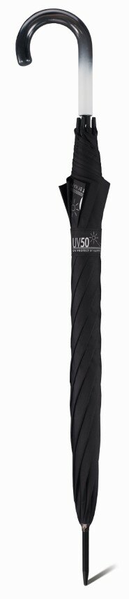 uv zonneparaplu met haak lang zwart