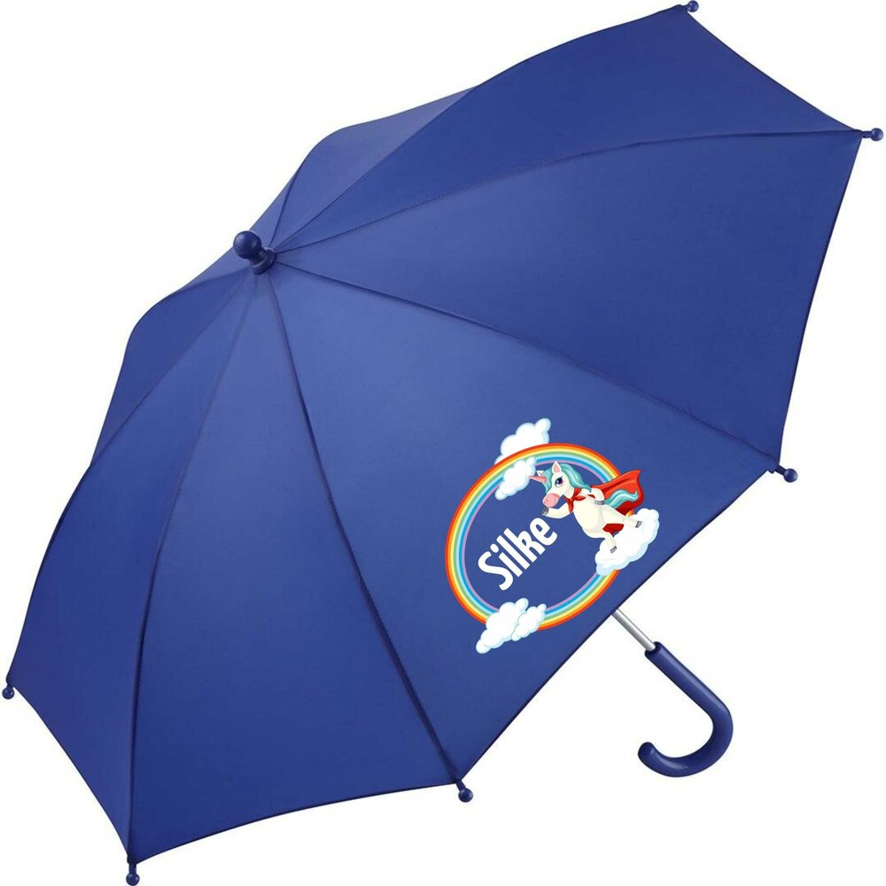 kinderparaplu met naam en eenhoorn