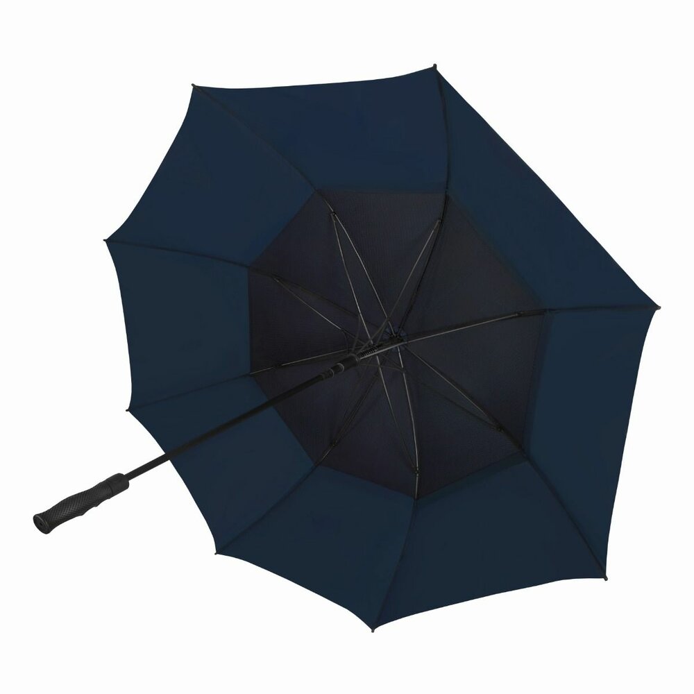 marine blauw stormparaplu