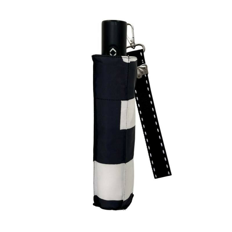 Smati luxe opvouwbare  automatische paraplu &ndash; Zwart Grafisch 2222