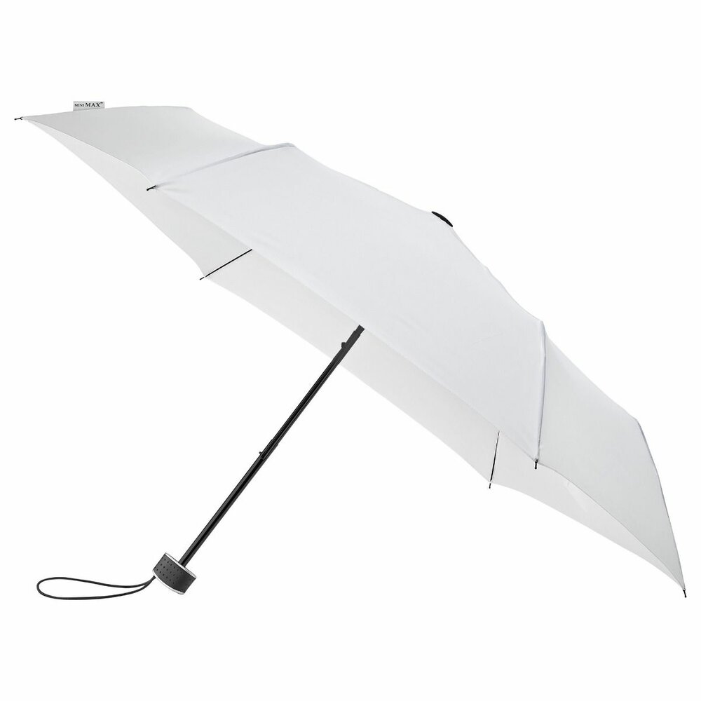 Opvouwbare platte paraplu Wit