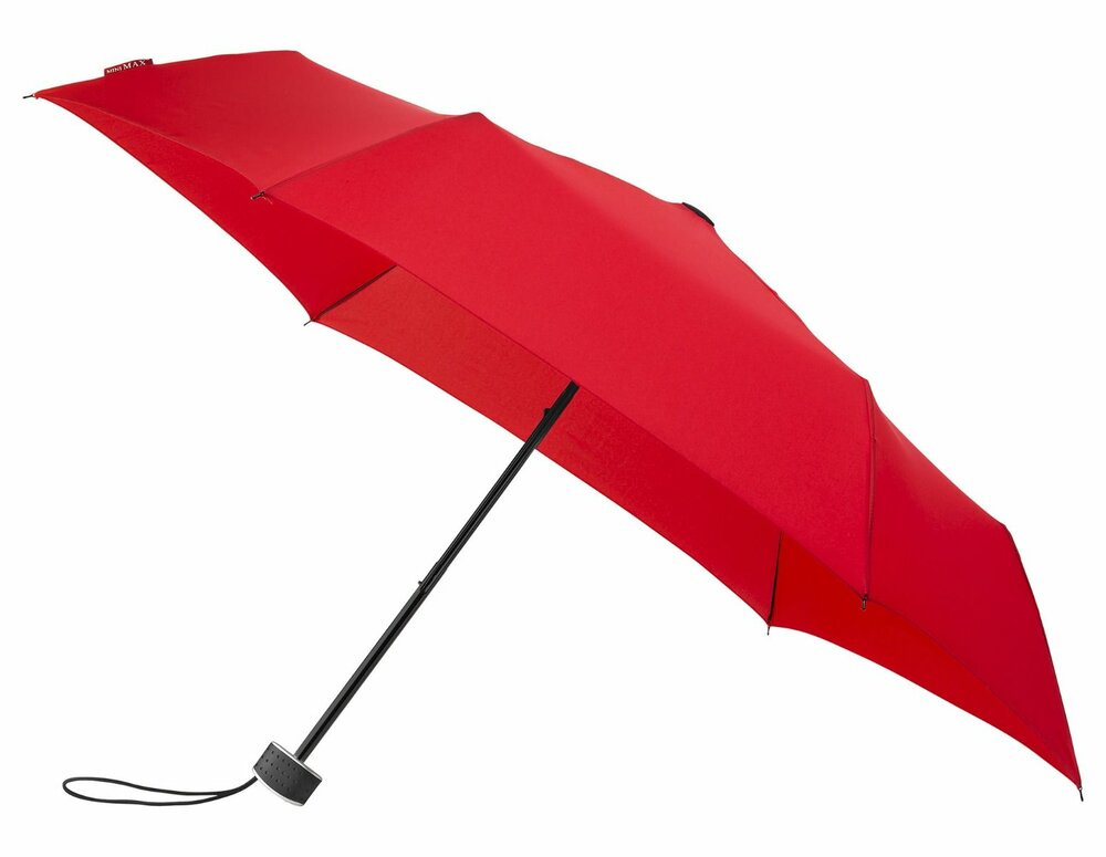 Opvouwbare platte paraplu Rood