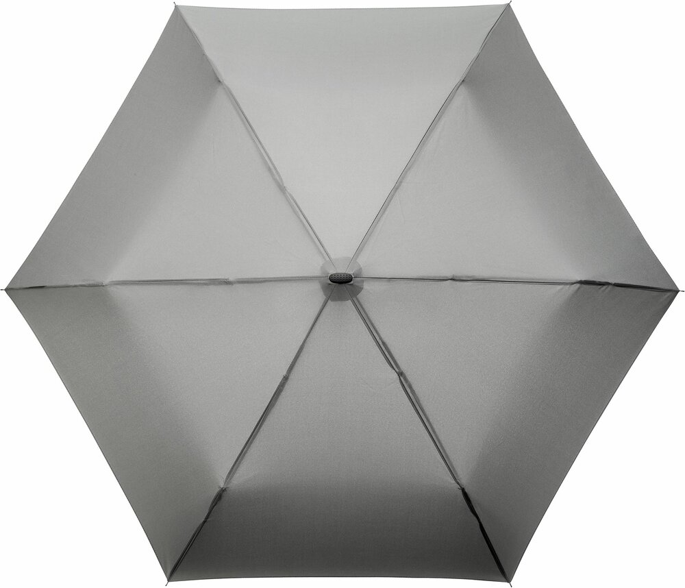 miniMAX&reg; Opvouwbare platte paraplu Grijs