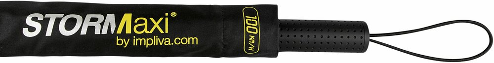   Stormparaplu  aerodynamische  zwart/geel&ndash; windproof tot 100 km/u &ndash; &Oslash; 92 cm- STORMaxi&reg;