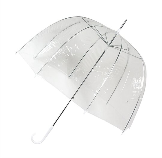 Manie Dom Perth Doorzichtige koepelparaplu | Koepel paraplu transparant | Transparante  koepelparaplu