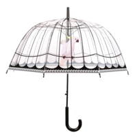 Transparante paraplu vogelkooi