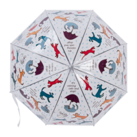 honden en katten paraplu doorzichtig