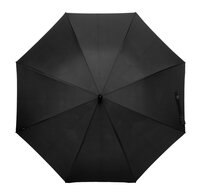 Zwarte golfparaplu met wolken 