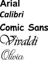 eigen paraplu met eigen  lettertype