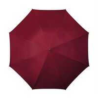 luxe paraplu met houten haak bordeaux