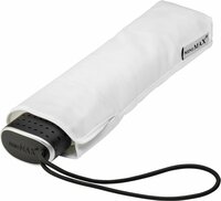 Opvouwbare platte paraplu Wit