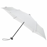 Opvouwbare platte paraplu Wit