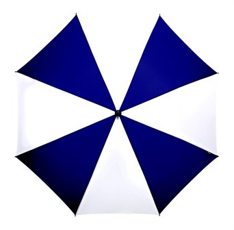 Falcone golf paraplu Donkerblauw - Wit