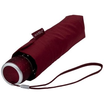 minimax opvouwbare paraplu bordeaux rood