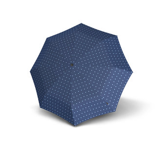 Opvouwbare paraplu knirps blauwe met stippen