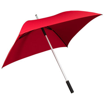 rode vierkante paraplu