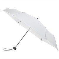 Opvouwbare platte paraplu Wit