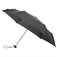 Opvouwbare platte paraplu Zwart