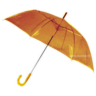 transparante-paraplu-oranje