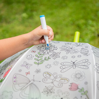 maak een mooie eigen creatie met allerlei kleutjes met stiften