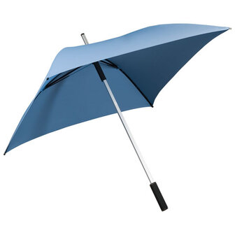 lichtblauwe vierkante paraplu