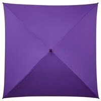 vierkante paarse paraplu