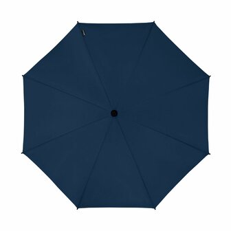 kleine windproof automatisch blauwe paraplu