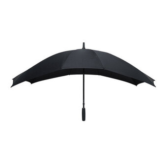 zwarte duo paraplu