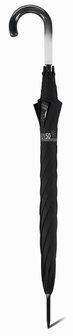 UV paraplu met haak , automatisch en windproof  kleur black UPF 50+ 45101