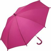 roze paraplu met afbeelding en naam