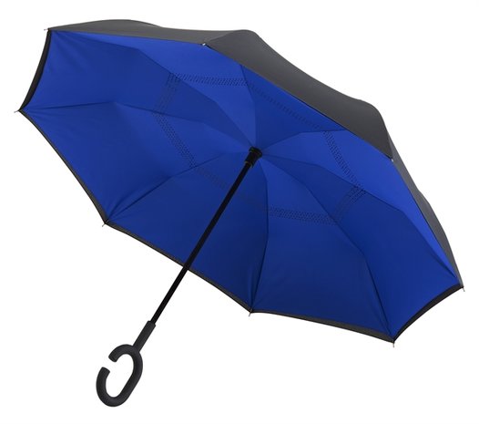 Ondersteboven paraplu Blauw