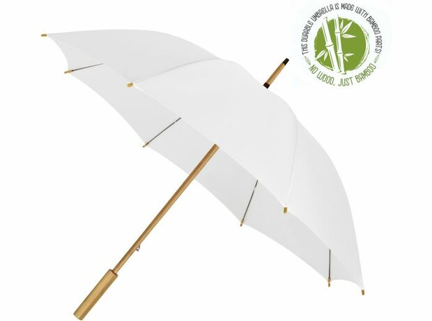 Windproof ECO+ paraplu - Wit