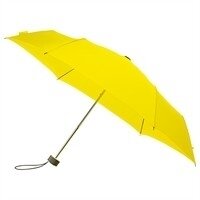 Opvouwbare platte paraplu Geel