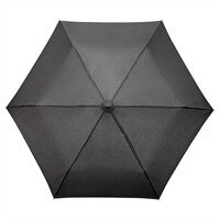 Opvouwbare platte paraplu Zwart