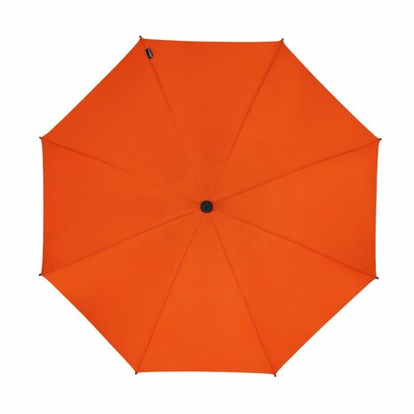 kleine windproof automatische oranje paraplu