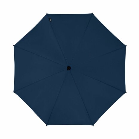 kleine windproof automatisch blauwe paraplu