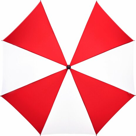 tweekleurige paraplu rood-wit