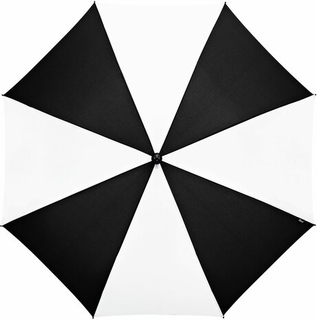 Grote paraplu zwart-wit