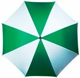 Bedrukte  paraplu  groen/wit Ø 102 CM