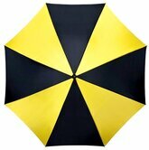 tweekleurig paraplu met logo of tekst
