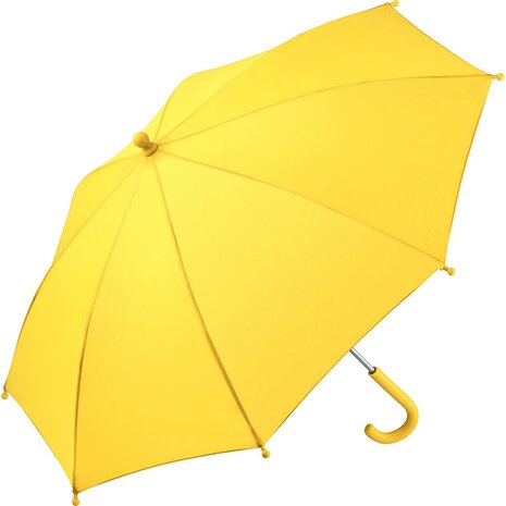 kinderparaplu geel met logo