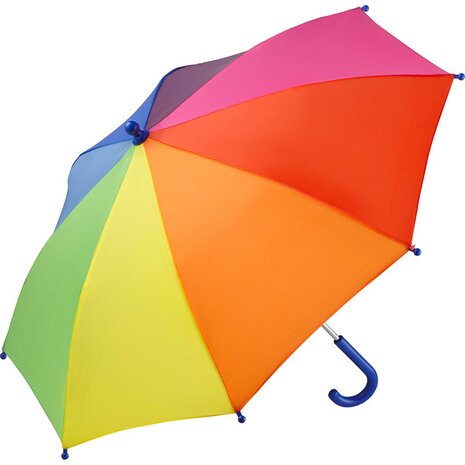 regenboog kinderparaplu met logo