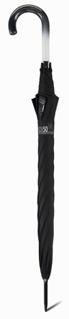 UV paraplu met haak , automatisch en windproof  kleur black UPF 50+ 45101